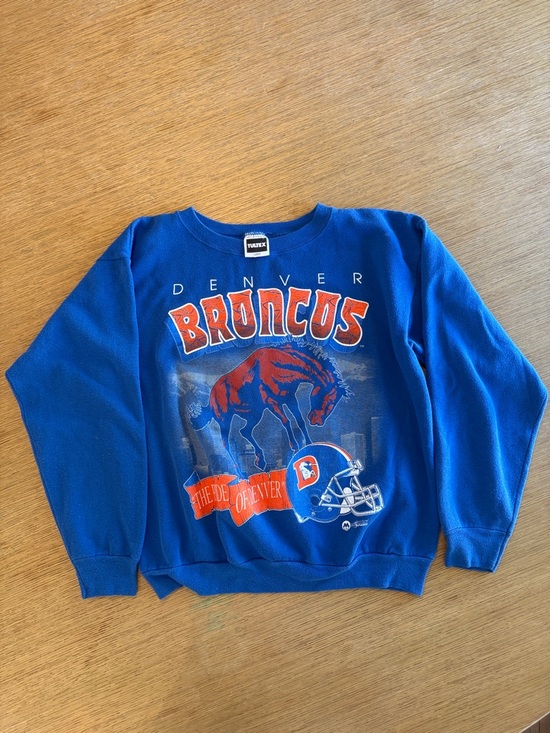 Tultex Other - Vintage Denver Broncos Blue Sweatshirt